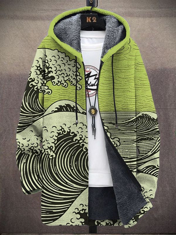Nicolás | Chaqueta unisex con capucha inspirada en arte de lujo
