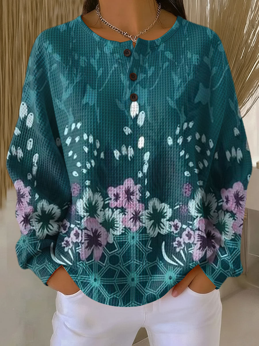Nora - Suéter con diseño floral