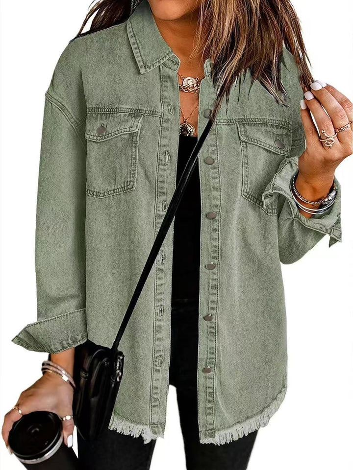 Roxane™ - Chaqueta de mezclilla clásica para el día a día