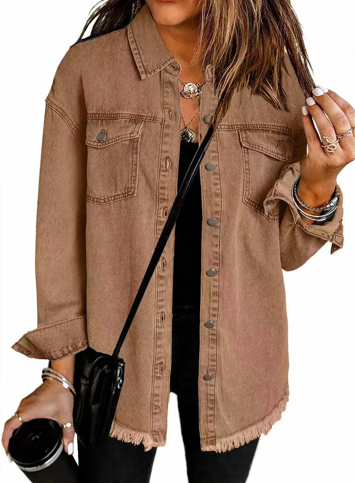 Roxane™ - Chaqueta de mezclilla clásica para el día a día