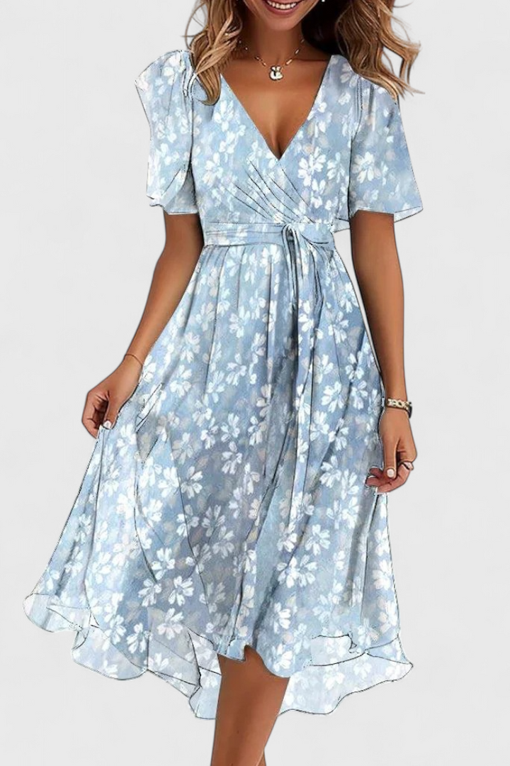 Carene Vestido Midi con Escote en V