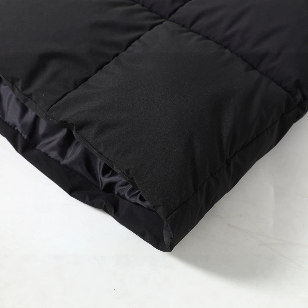 Parka larga de señora con capucha de pelo sintético desmontable y cordón de ajuste