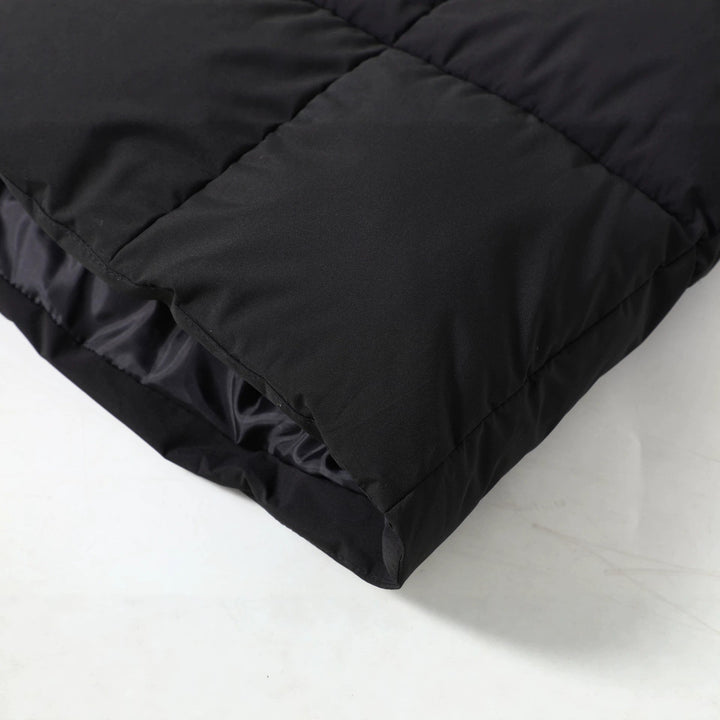 Parka larga de señora con capucha de pelo sintético desmontable y cordón de ajuste