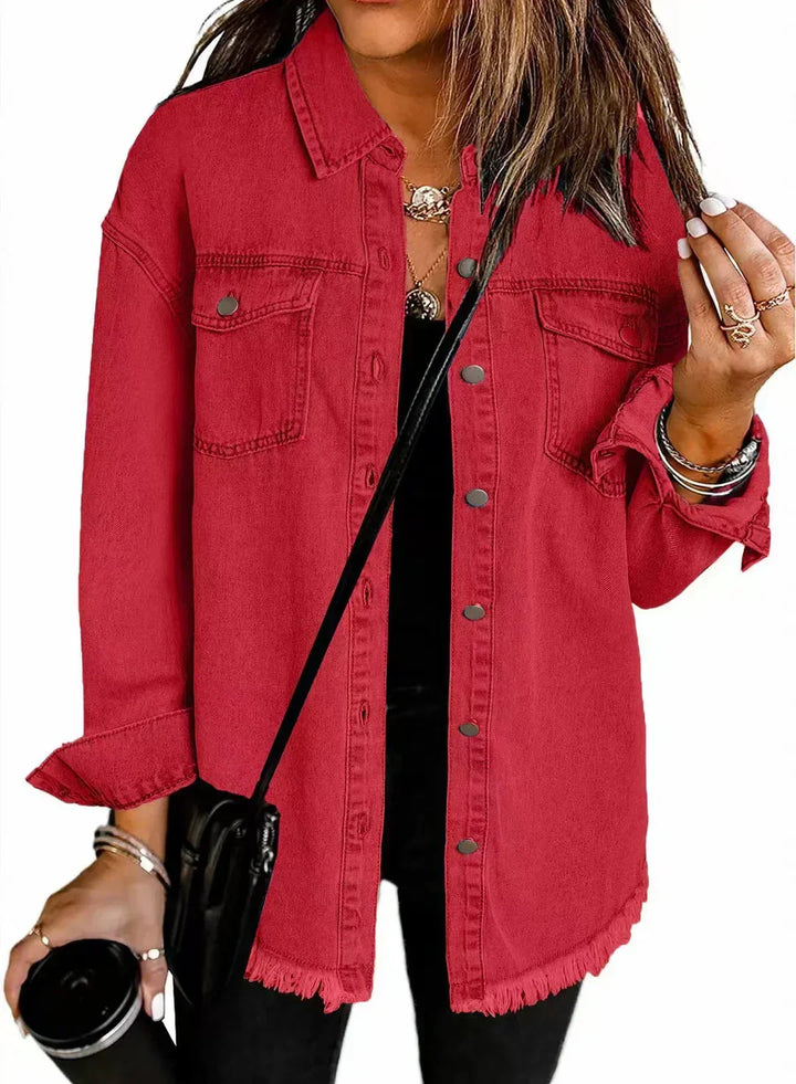 Roxane™ - Chaqueta de mezclilla clásica para el día a día