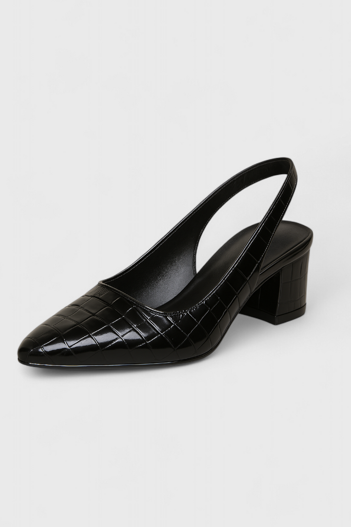 Ava Slingback de Tacón Elegante con Punta Fina