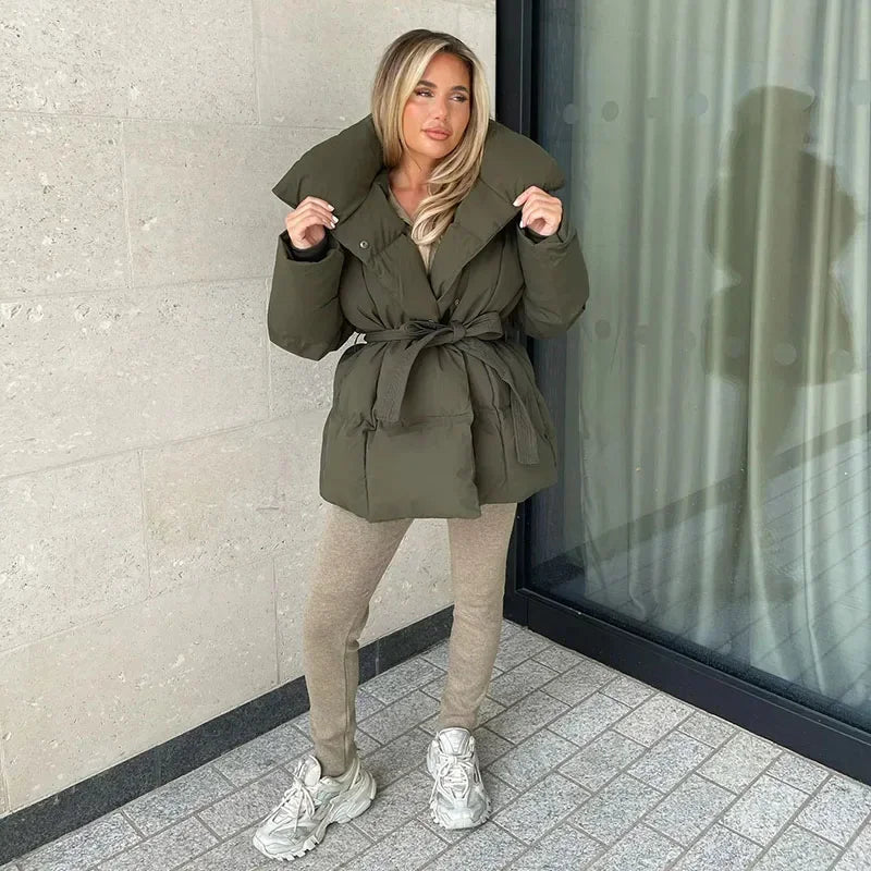 Laura - Abrigo acolchado elegante