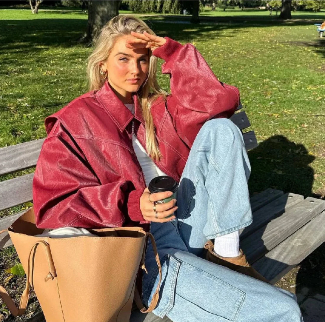 Clara | Chaqueta bomber oversize para mujer