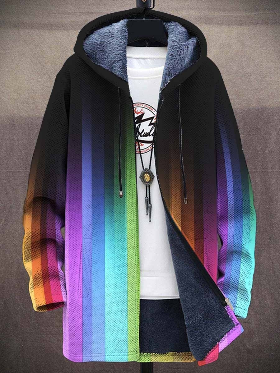 Tomás | Chaqueta unisex con capucha inspirada en arte de lujo