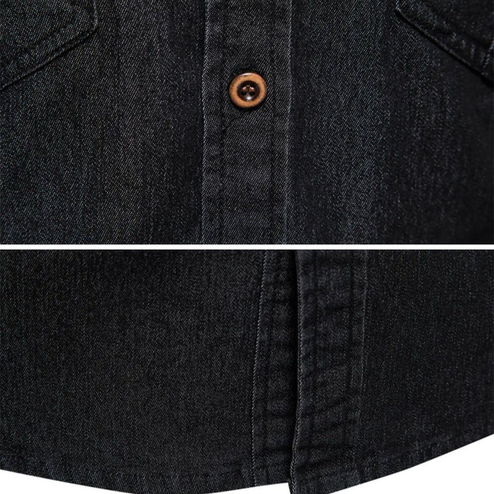 Santiago™ | Camisa de mezclilla de algodón de alta calidad