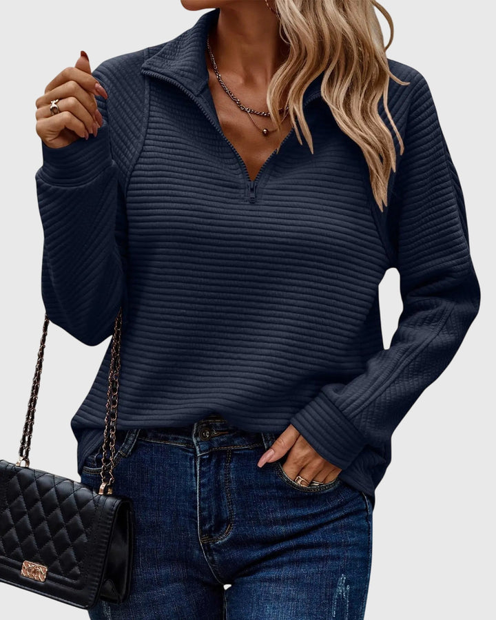 Abigail™ | Jersey Elegante con Cremallera