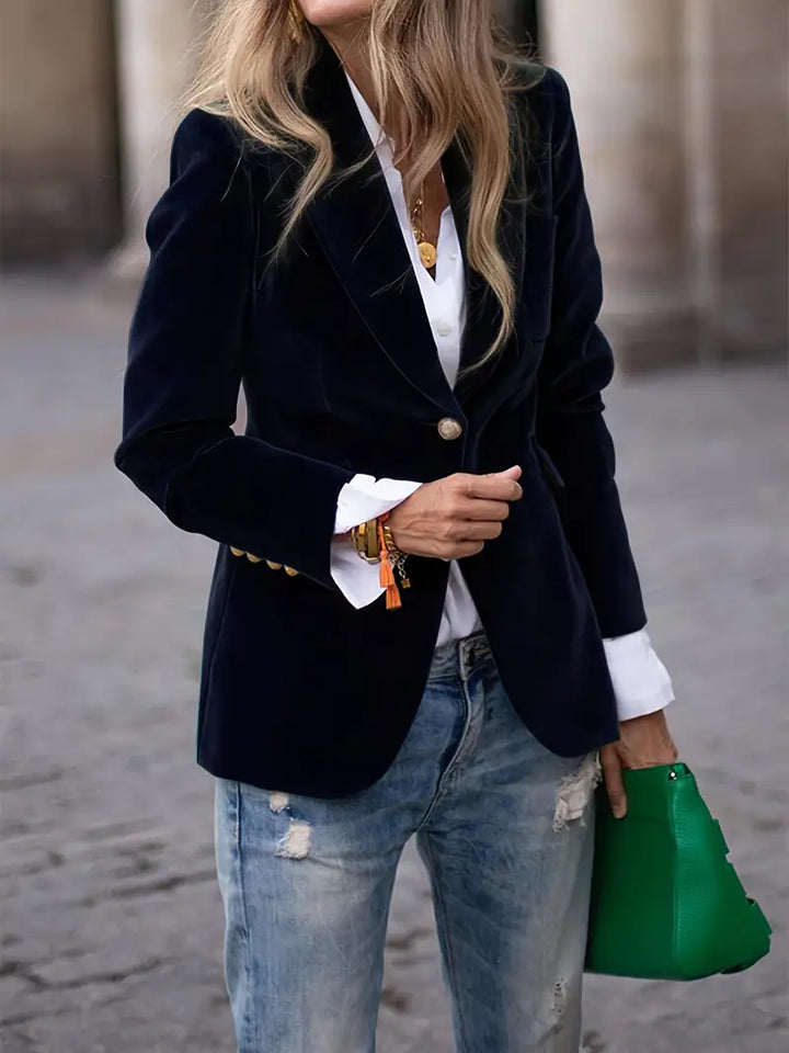 Julissa™ – Blazer elegante de terciopelo
