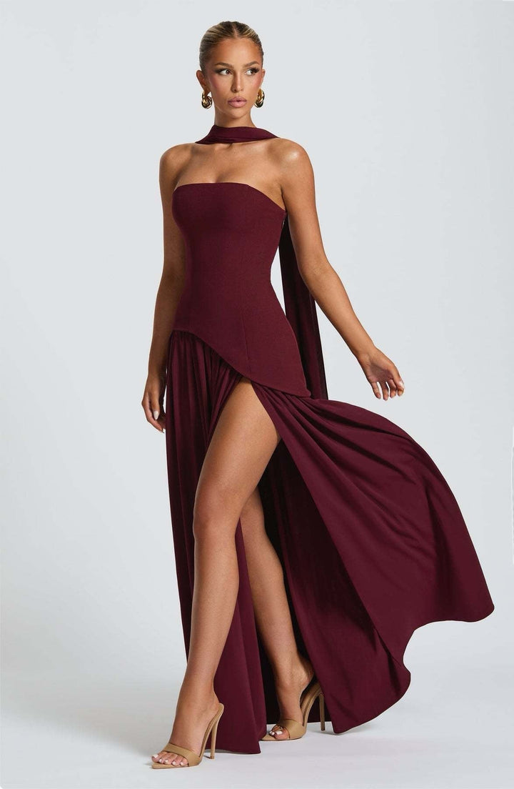 Beatriz™ | Vestido Longo com Corte Sofisticado