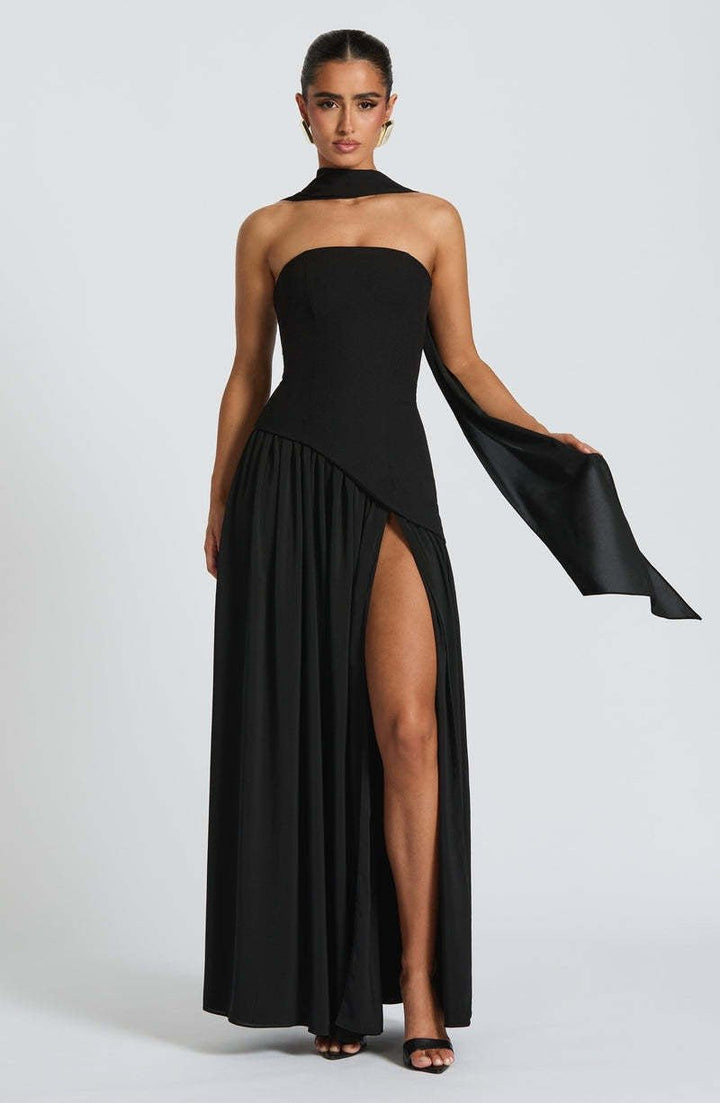 Beatriz™ | Vestido Longo com Corte Sofisticado