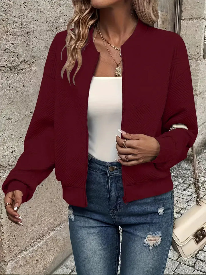 Wilma™ - Abrigo casual con cierre