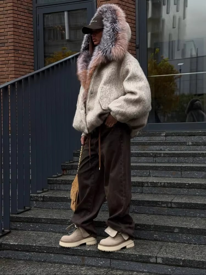SELENA | CHAQUETA CORTA DE LANA