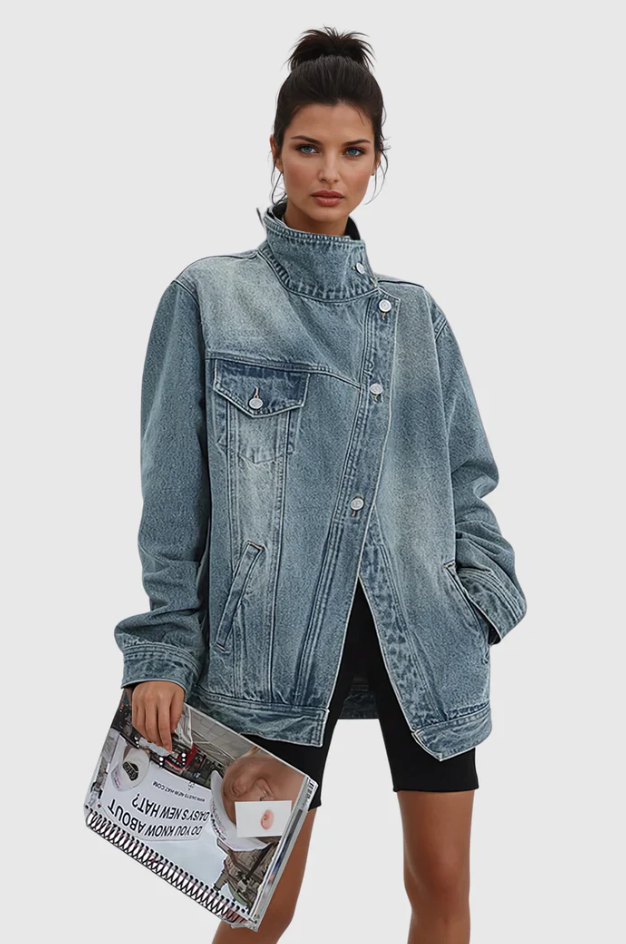 Bella™ - Chaqueta de mezclilla artística