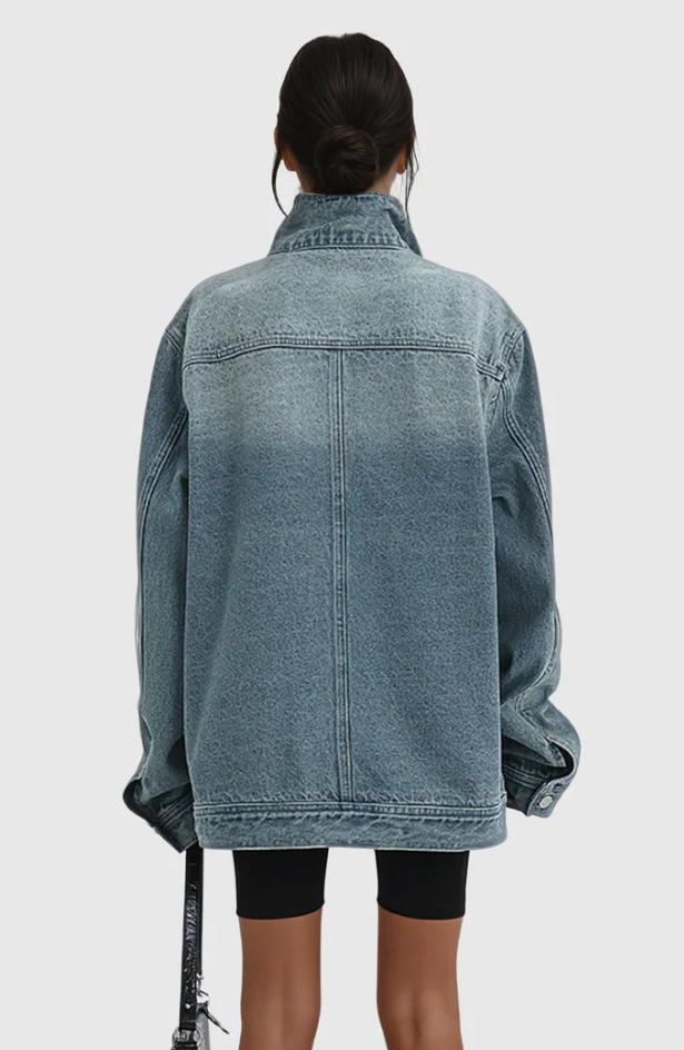 Bella™ - Chaqueta de mezclilla artística