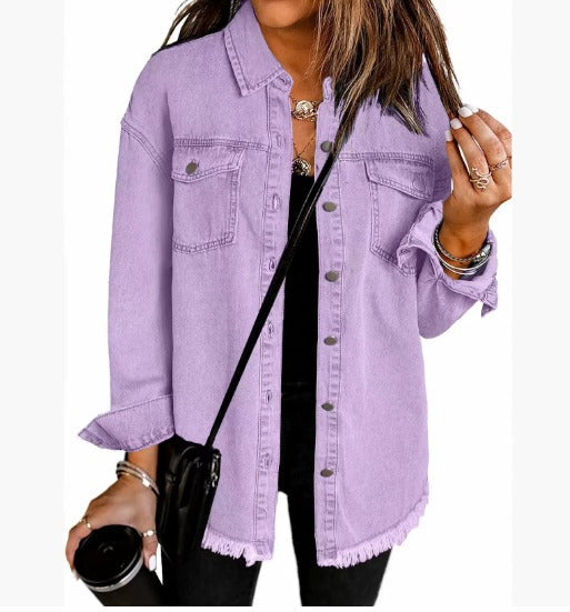 Roxane™ - Chaqueta de mezclilla clásica para el día a día