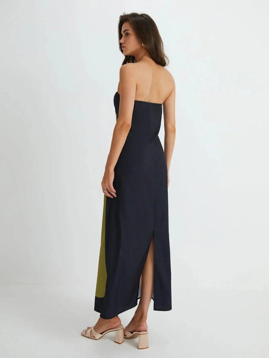 Lana – Vestido Maxi sin mangas con estampado gráfico