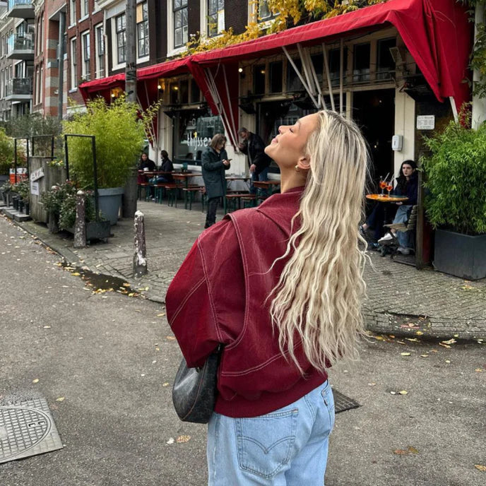 Clara | Chaqueta bomber oversize para mujer