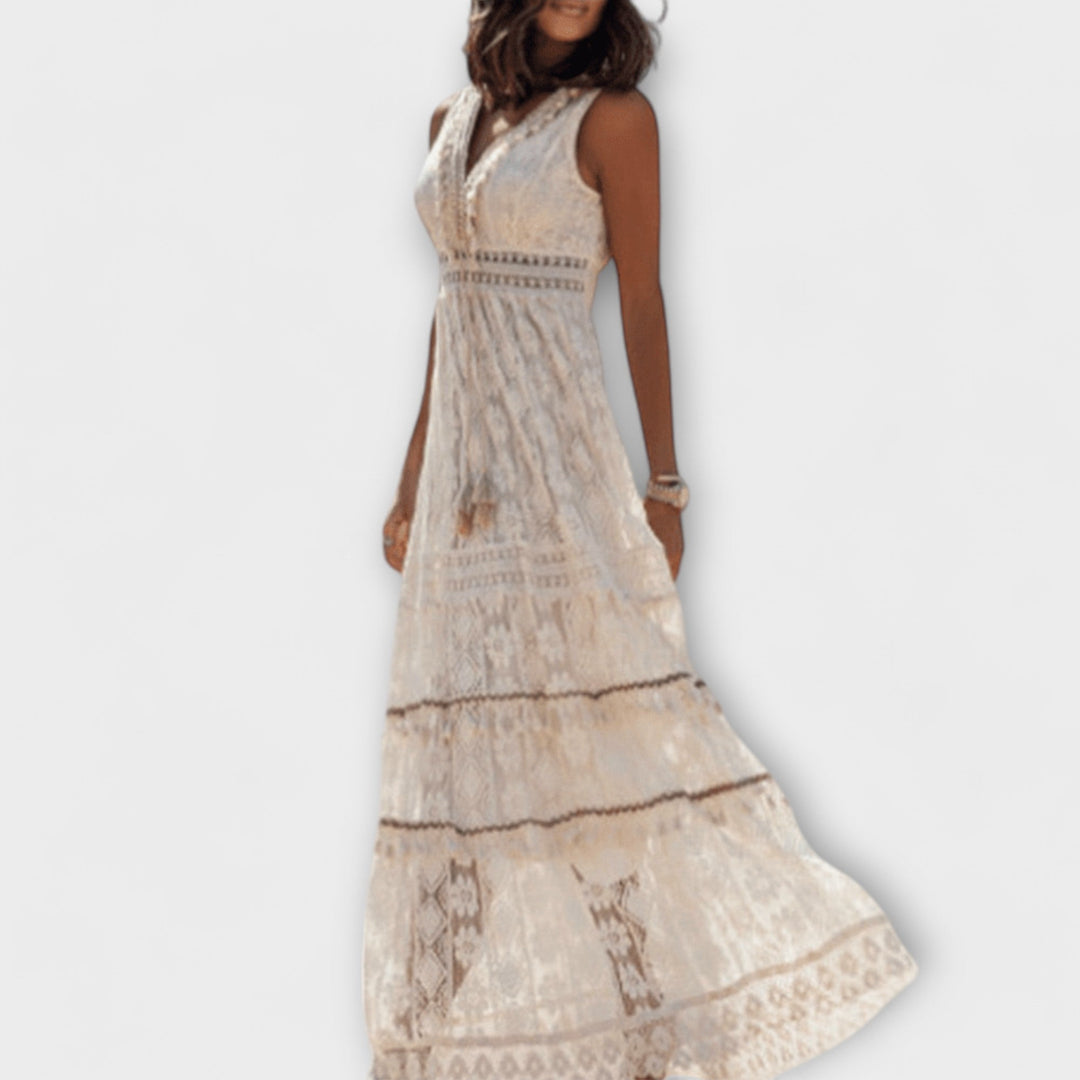 Érica - Vestido en estilo bohemio