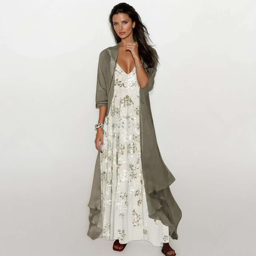Mila - Vestido verde elegante