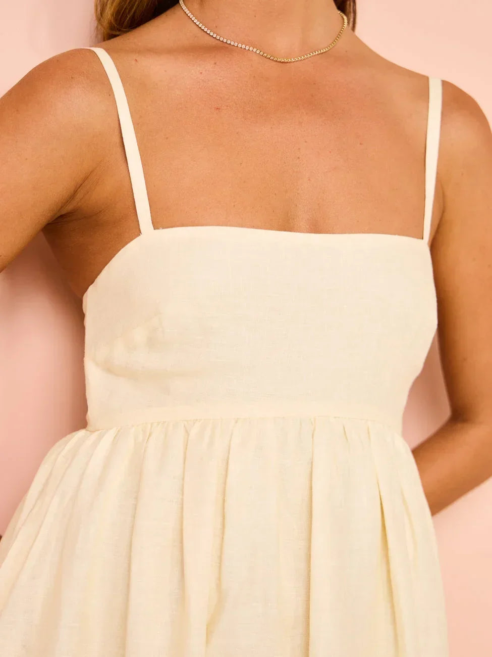 Vestido Maxi de verano para mujer con estampados florales y tirantes finos