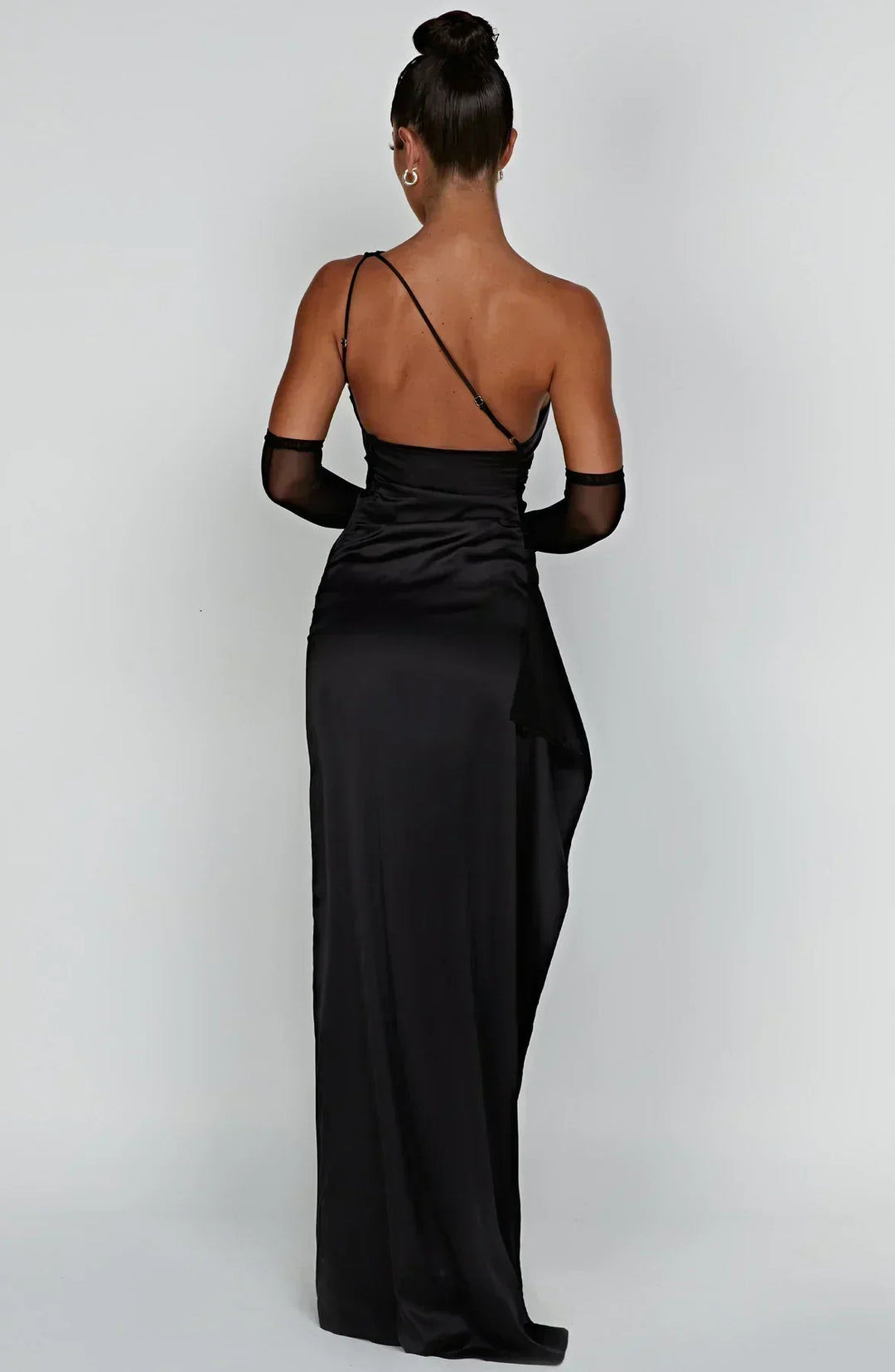 Vestido Maxi asimétrico para mujeres con elegante abertura
