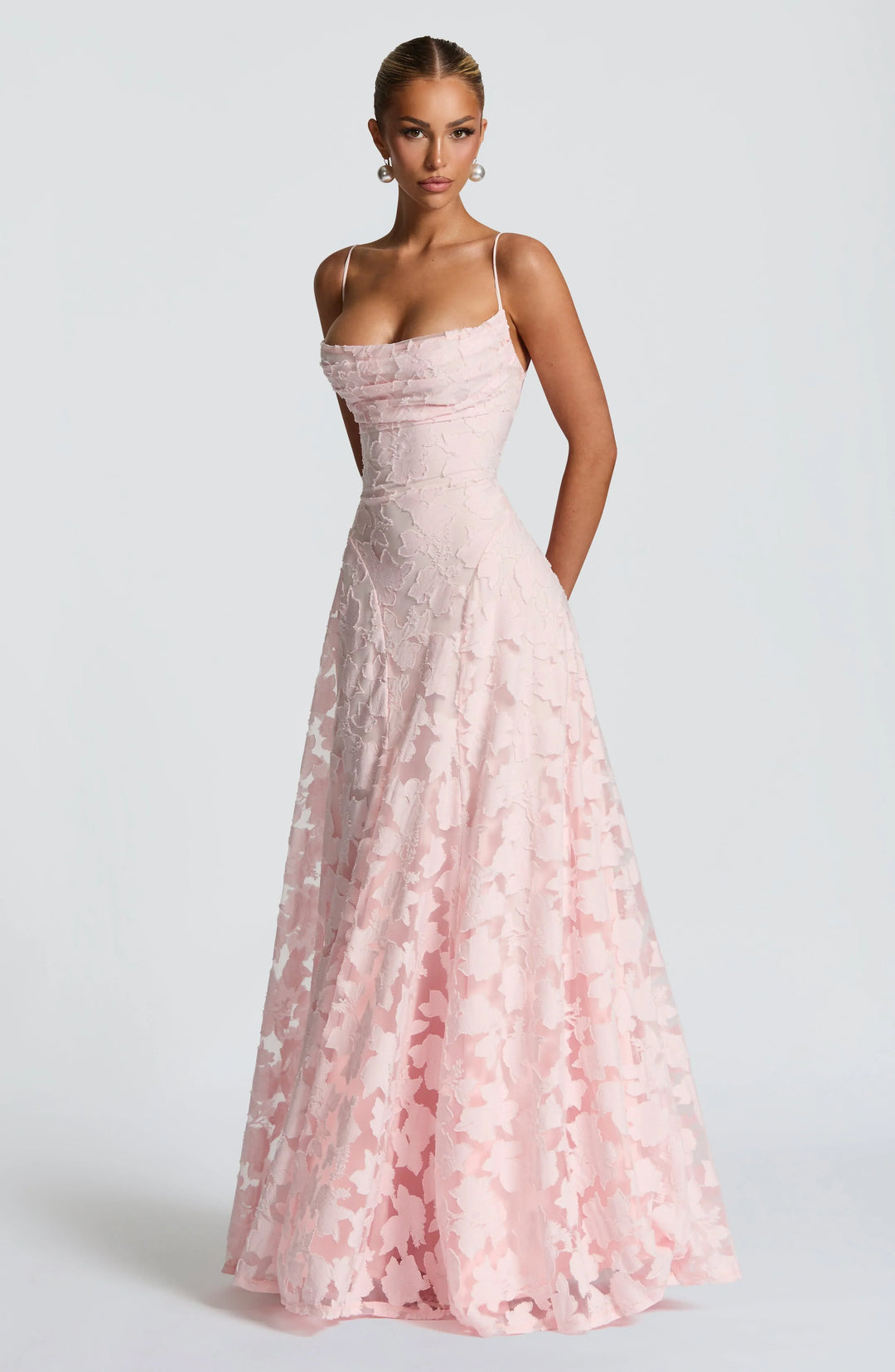 Carmen | Vestido largo floral con tirantes finos