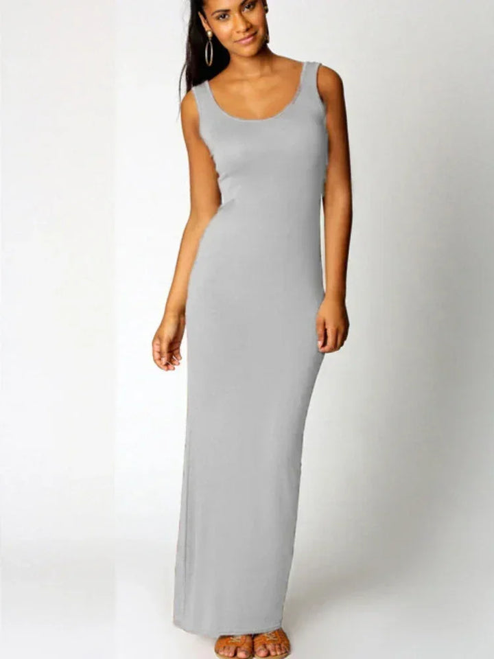 Vestido maxi mujer tirantes anchos