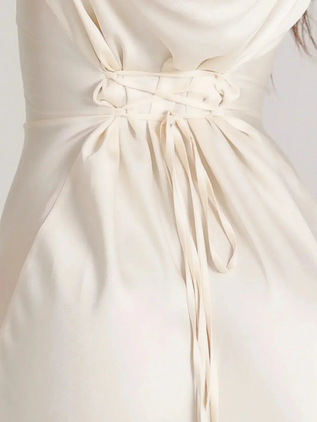 Vestido maxi de mujer con mangas largas para invitada de boda