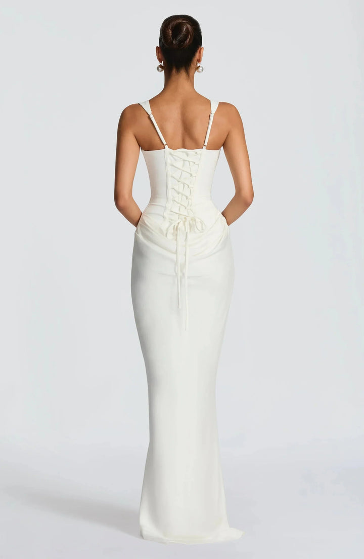 Noa | Vestido largo ajustado con espalda descubierta