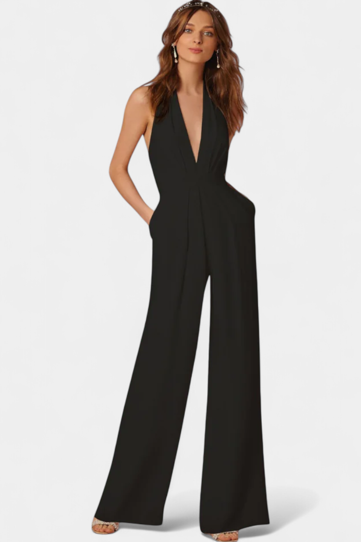 Lila Mono de Pierna Ancha con Elegancia Ligera