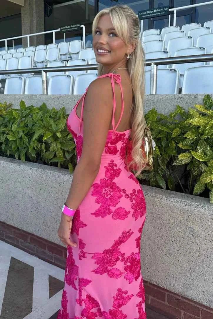Vestido Maxi Envolvente con Escote en V