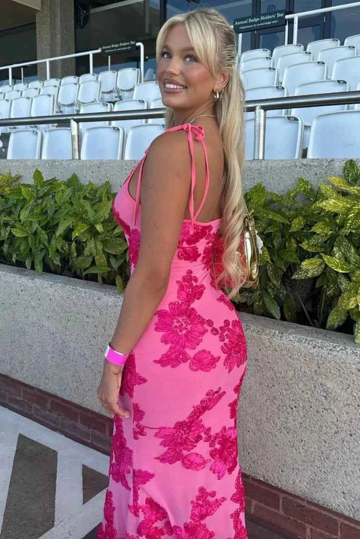 Vestido Maxi Envolvente con Escote en V